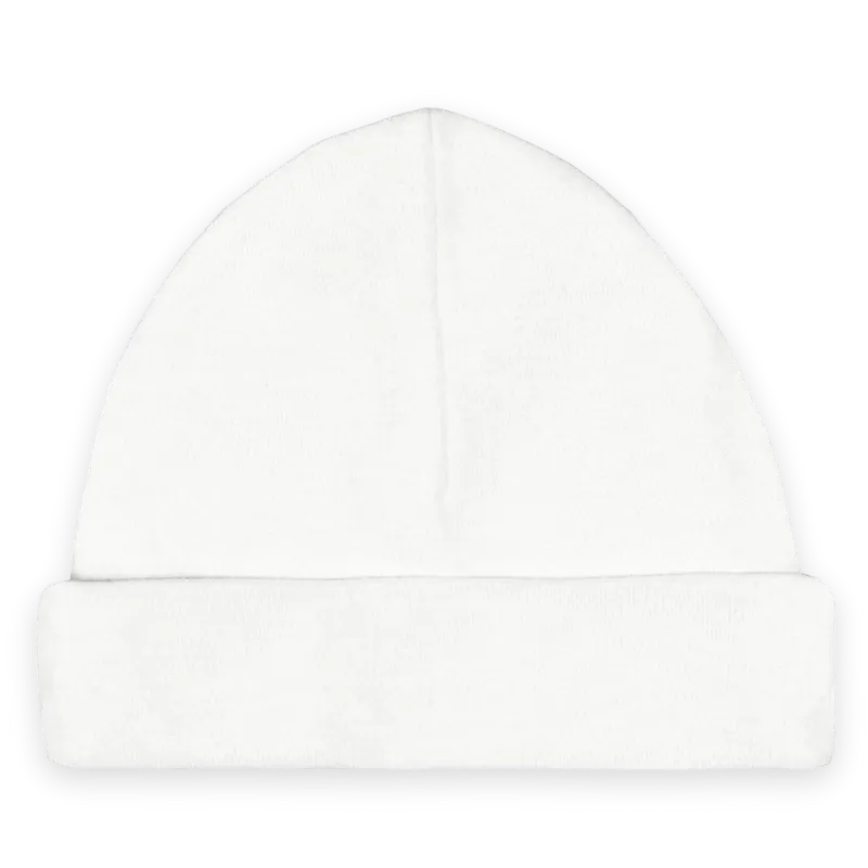 Baby mutsje Funnies white wit