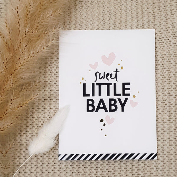 Persoonlijk kaartje - Sweet Little Baby